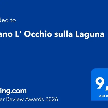 펜션 L' Occhio Sulla Laguna 부라노